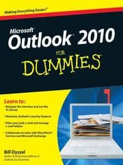 Tapa de Outlook® 2010 For Dummies®