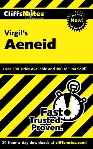 Tapa de CliffsNotes on Virgil's Aeneid