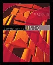 Tapa de Introduction to UNIX