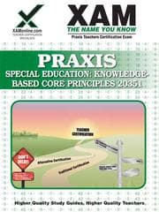 Tapa de PRAXIS Special Education: Knowledge-Based Core Principles 20351