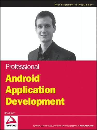 Tapa de Professional Android Application Development