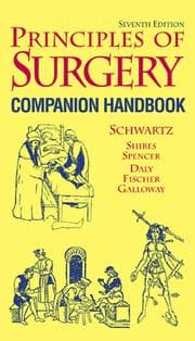 Tapa de Principles of Surgery, Companion Handbook