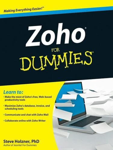 Tapa de Zoho For Dummies