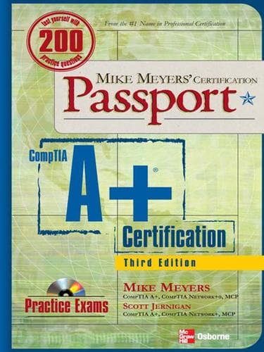 Tapa de CompTIA A+® Certification Passport