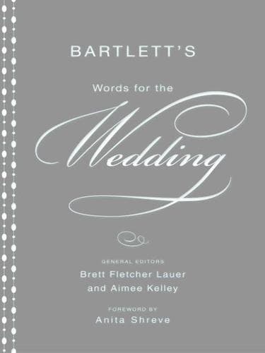 Tapa de Bartlett's Words for the Wedding