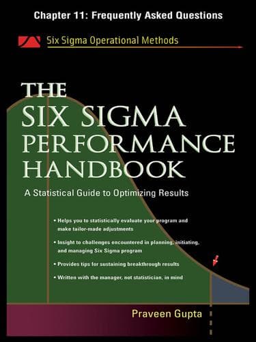 Tapa de The Six Sigma Performance Handbook: FAQ