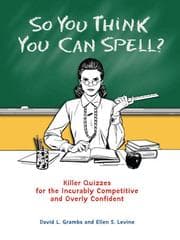 Tapa de So You Think You Can Spell?