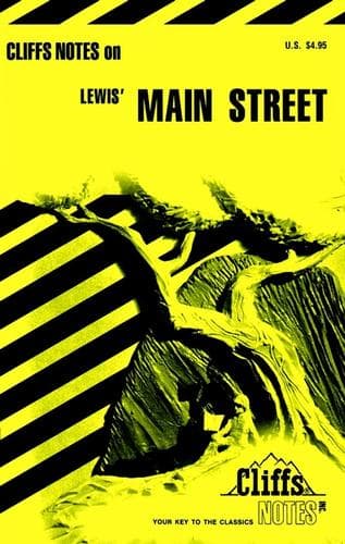 Tapa de CliffsNotes on Lewis' Main Street