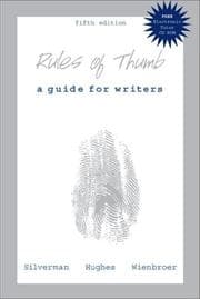 Tapa de Rules of Thumb with 2002 APA Update and Electronic Tutor CD-ROM