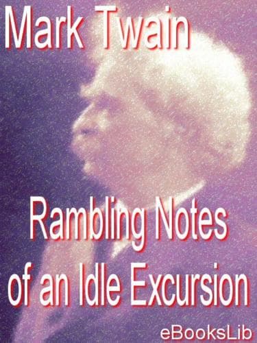 Tapa de The Rambling Notes of an Idle Excursion