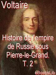 Tapa de Histoire de l'empire de Russie sous Pierre-le-Grand. T. 2