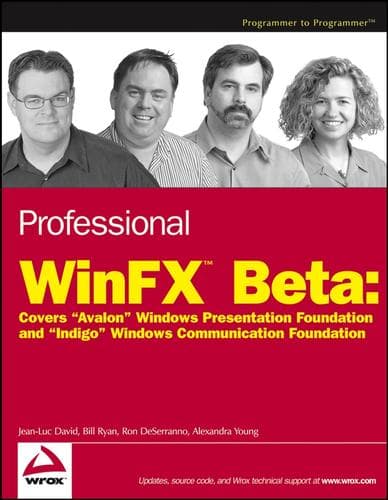 Tapa de Professional WinFX Beta