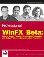 Tapa de Professional WinFX Beta