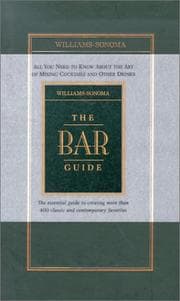 Tapa de The Bar Guide (Williams-Sonoma Lifestyles)