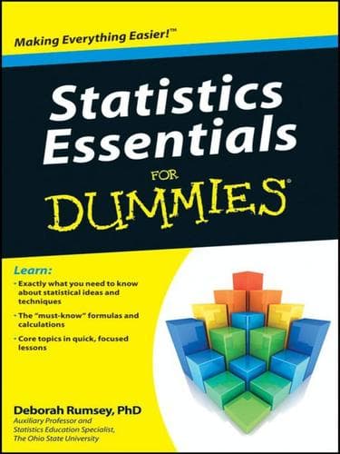 Tapa de Statistics Essentials For Dummies®
