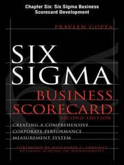 Tapa de Six Sigma Business Scorecard Development