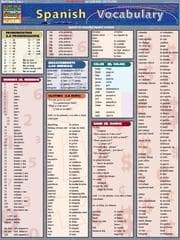 Tapa de QuickStudy - Spanish Vocabulary