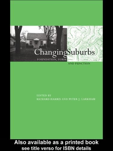 Tapa de Changing Suburbs