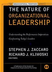 Tapa de The Nature of Organizational Leadership
