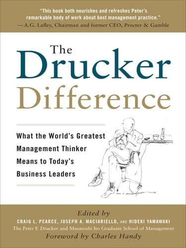 Tapa de The Drucker Difference