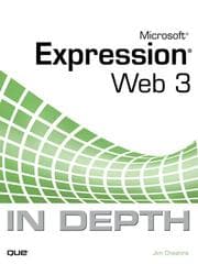 Tapa de Microsoft Expression Web 3 In Depth