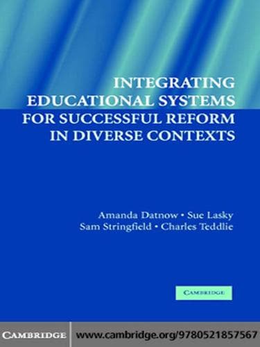 Tapa de Integrating Educational Systems for Successful Reform in Diverse Contexts