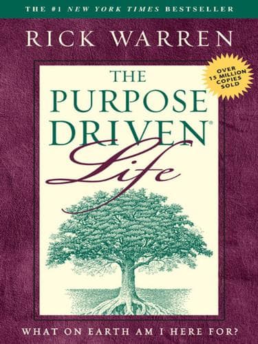 Tapa de The Purpose Driven Life