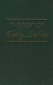 Tapa de The best of Fritz Leiber