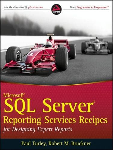Tapa de Microsoft SQL Server Reporting Services Recipes