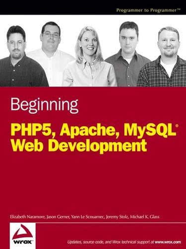 Tapa de Beginning PHP5, Apache, and MySQL Web Development