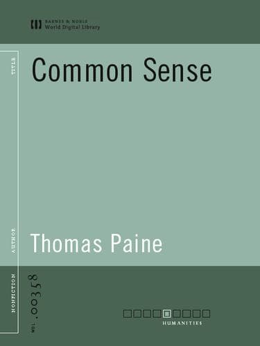 Tapa de Common Sense