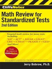 Tapa de CliffsNotes Math Review for Standardized Tests
