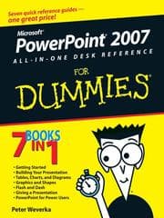 Tapa de PowerPoint 2007 All-in-One Desk Reference For Dummies