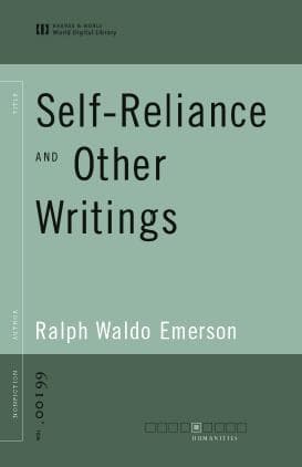Tapa de Self-Reliance and Other Writings