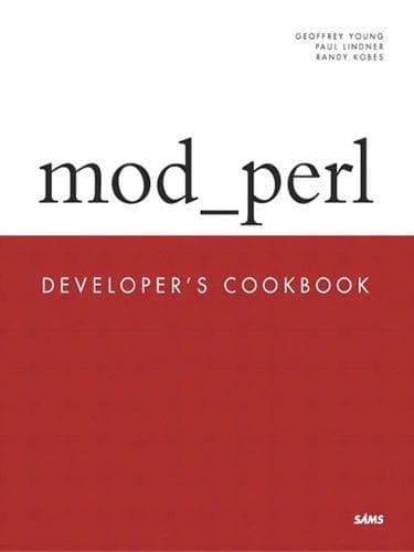 Tapa de mod_perl Developer's Cookbook