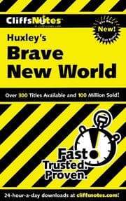 Tapa de CliffsNotes on Huxley's Brave New World