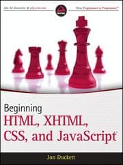 Tapa de Beginning HTML, XHTML, CSS, and JavaScript