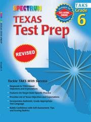 Tapa de Texas Test Prep, Grade 6