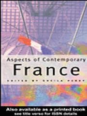 Tapa de Aspects of Contemporary France