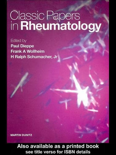 Tapa de Classic Papers in Rheumatology