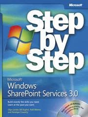 Tapa de Microsoft® Windows® SharePoint® Services 3.0 Step by Step