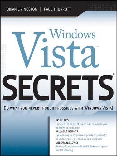 Tapa de Windows Vista Secrets