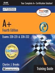 Tapa de A+ Certification Training Guide (Exams 220-221, 220-222)