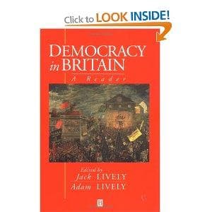Tapa de Democracy in Britain