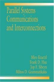 Tapa de Parallel system interconnections and communications