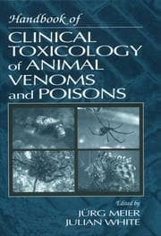 Tapa de Handbook of clinical toxicology of animal venoms and poisons