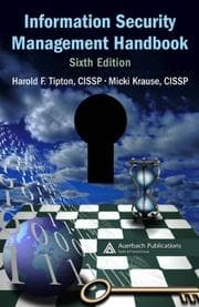 Tapa de Information security management handbook