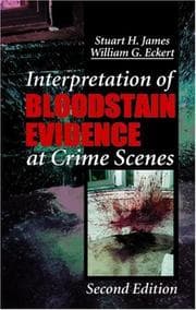 Tapa de Interpretation of bloodstain evidence at crime scenes