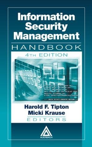 Tapa de Information Security Management Handbook, Fourth Edition, Volume I