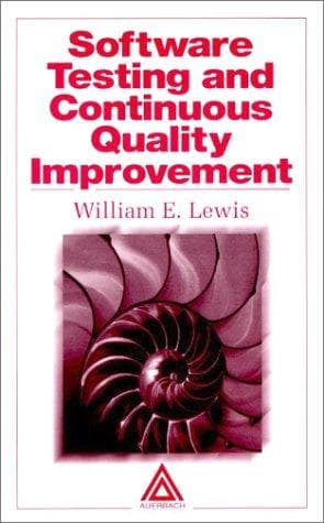 Tapa de Software Testing and Continuous Quality Improvement